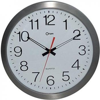 Horloge murale inox Ø 35 cm étanche