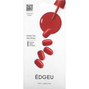 Edgeu Gel Wrap Perfecto – 19 Piezas en Rojo Señal