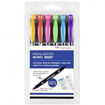 Tombow Textmarker Mono edge 6 Stück