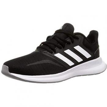 Adidas Runfalcon Core Black‑White Grey Women’s Sneaker (39⅓)