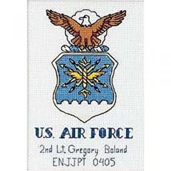 Counted Military Pride Pattern, 25 cm × 20 cm × 0.2 cm, Polyester Blend