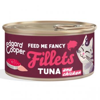 Pack Poupança Edgard & Cooper: 24 Latas de Filetes de Atum e Frango – 70g cada