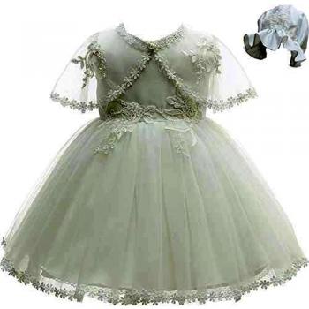Robe de Baptême Blanche pour Fille