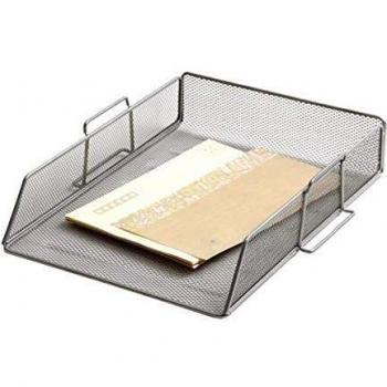 Q-Connect Stackable Letter Tray Silver KF17301