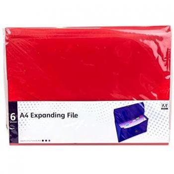 Anker 6-Pocket A4 Plastic Expanding File