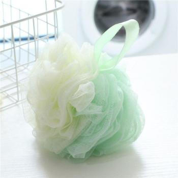 Two-color Bath Flower Mesh Sponge