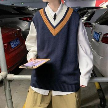 Casual Spring V-neck Vest for Men