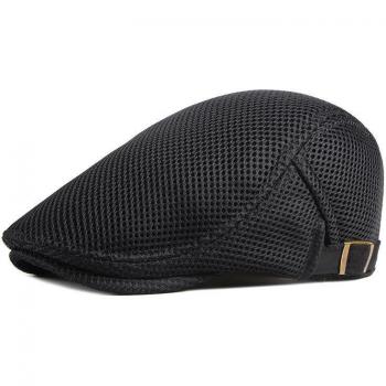Curved Brim Mesh Hat for Men