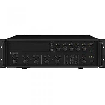 Monacor PA-1240 ELA-Verstärker 240 W 1-Kanal 5-Zonen
