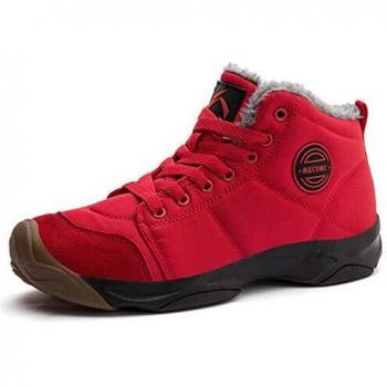 Stivaletti rossi Axcone, caldi invernali, cotone, 41 EU