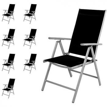 8 Stück Klappstuhl für Garten