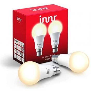 Innr Smart Bulb White B22 2700K Warm White Bayonet Socket 2-Pack by 265-2