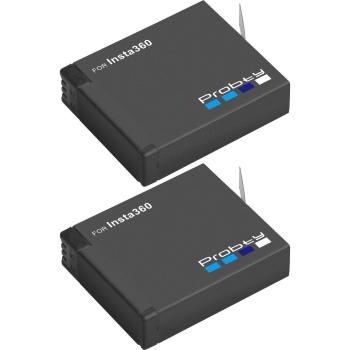 Pack Batterie et Chargeur Insta360 ONE X – 1400 mAh, Lecture/Écriture TF