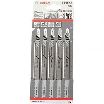 Bosch T345 XF Progressor Jigsaw Blades Pack of 5