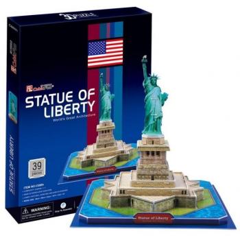 Puzzle 3D Estatua de la Libertad Multicolor