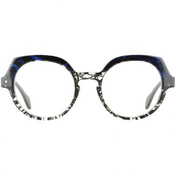 VANNI V1682 A914 Women's Optical Frames Blue Size 50