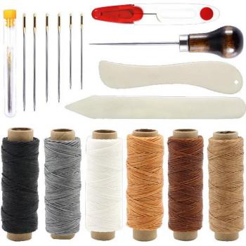 MIUSIE Leather Needle and Thread Kit