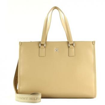 Tommy Hilfiger Beige Tote Bag