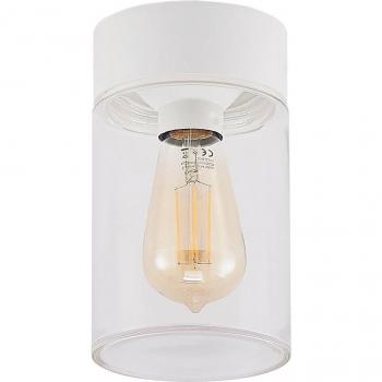 Modern White Aluminium Outdoor Ceiling Light 'Liljana'