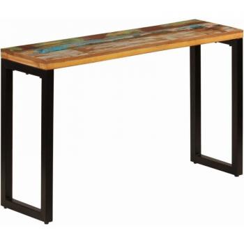 Consolle Casadina in Legno Reciclato e Acciaio – 120x35x76