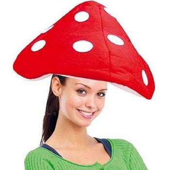 Guirca Cappello Fungi Rosso e Bianco