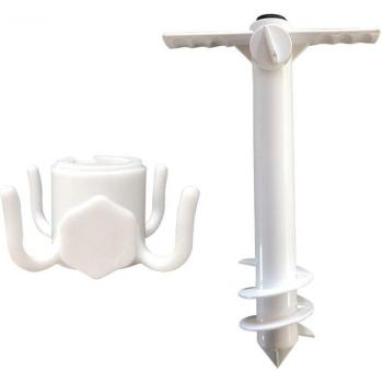 Beach Parasol Sand Grabber with Hanging Hook