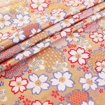 Tela de satén bordada para vestidos tradicionales
