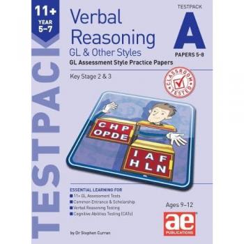 11+ Verbal Reasoning Year 5-7 GL & Other Styles Testpack A Papers 5-8 Book