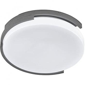 Dezente Kunststoff-Deckenlampe für Wohnräume