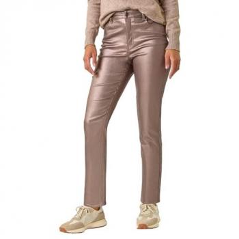 Jean Crème Métallique Style Maman 46