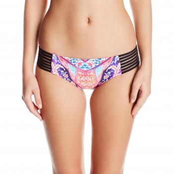 Seafolly Damen Bikinihose Kashmir Multi Strap Pant, Wildorchid, 38