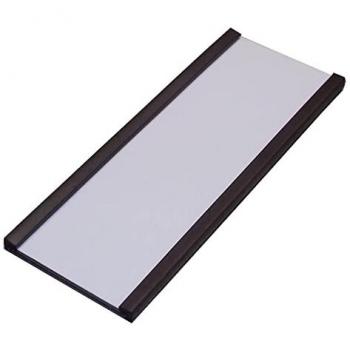 Beaverswood Clear PVC Label Holder with White Card for Storage Solutions