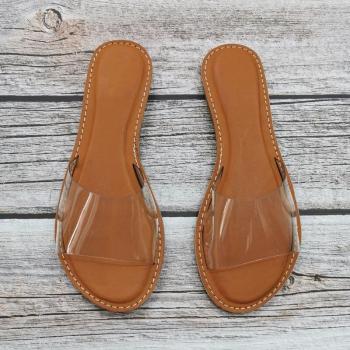 Zapatos de Playa Transparentes para Mujeres Talla Grande