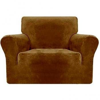 MAXIJIN 1 Seater Velvet Couch Protector
