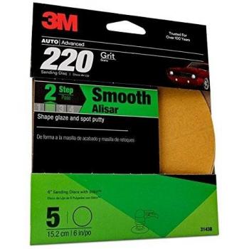 Gold Sanding Pad 6” P220A – 3M 31438