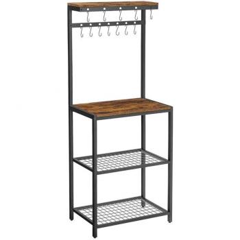 Mueble Rústico de Cocina 12 Ganchos