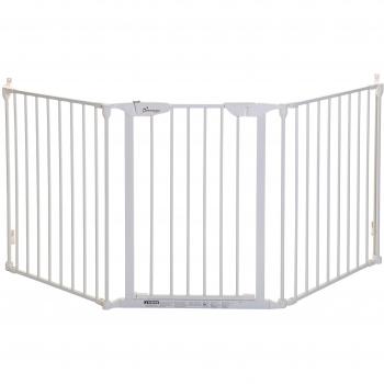 Dreambaby Newport 3 Panel Barrier White Gate