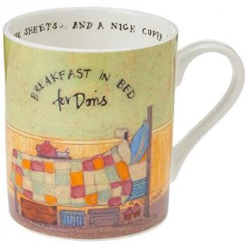 Tasse Sam Toft Breakfast In Bed pour Doris en Chine d'Os Blanc