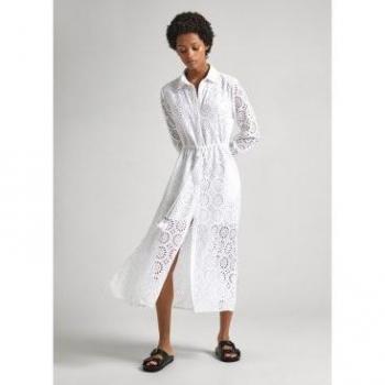 Vestido Ethel blanco Pepe Jeans para mujer