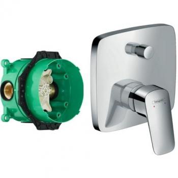 Mezclador empotrado de bañera Cromo Hansgrohe Front Logis