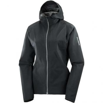 Salomon Bonatti Trail Chaqueta con Capucha para Mujer XL Negra