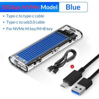 NVMe/M.2 Fall-Holder ORICO – 10 Gbps, M/B‑Key, PCIE & SATA