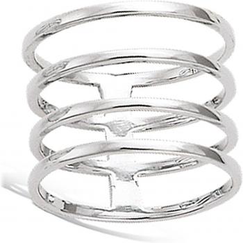 Bijou Rhodié Chorégraphie – Bague Argent 15 mm