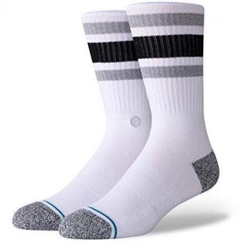 Stance Boyd Unisex Freizeitsocken mit Infiknit-Technologie, Blau/Weiß, Größe S
