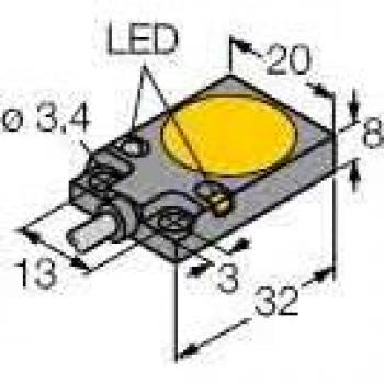 BI5‑Q08‑AP6X2/S34 5 mm Magnetic Proximity Trigger