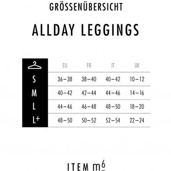 Damen-AllDay Sportleggings Schwarz – S, Athleisure‑Form