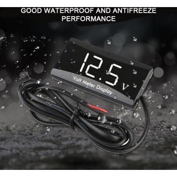 Car Motorcycle Voltage Display