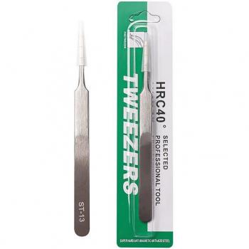 Pincette non magnétique en acier inoxydable pour cils, 1 pièce
