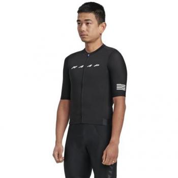 MAAP Evade Pro Base 2.0 Herren Kurzarmtrikot tiefschwarz Größe M