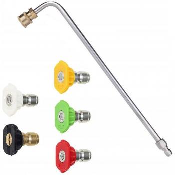Rosfix 5 ugelli rapidi per idropulitrice con lancia 1/4” 90°